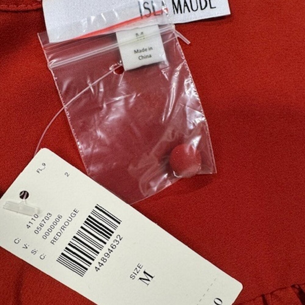 NWT Anthropologie Rayne Buttondown Top by ISLA MAUDE - Picture 5 of 6